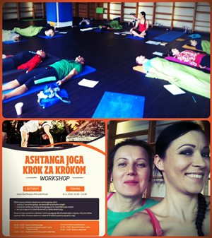 workshop Ashtanga V Body Energy Club s Ivonou a so mnou